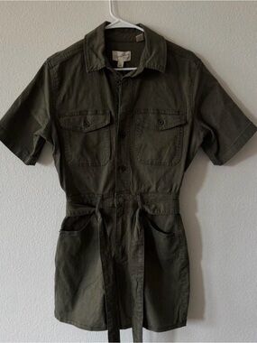 NWT Universal Thread Army Green Cargo/Utility Romper